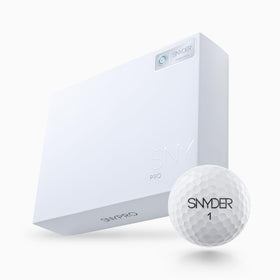 Snyder USA Pro Golf Balls with 5-piece construction for consistent feel on shots.
