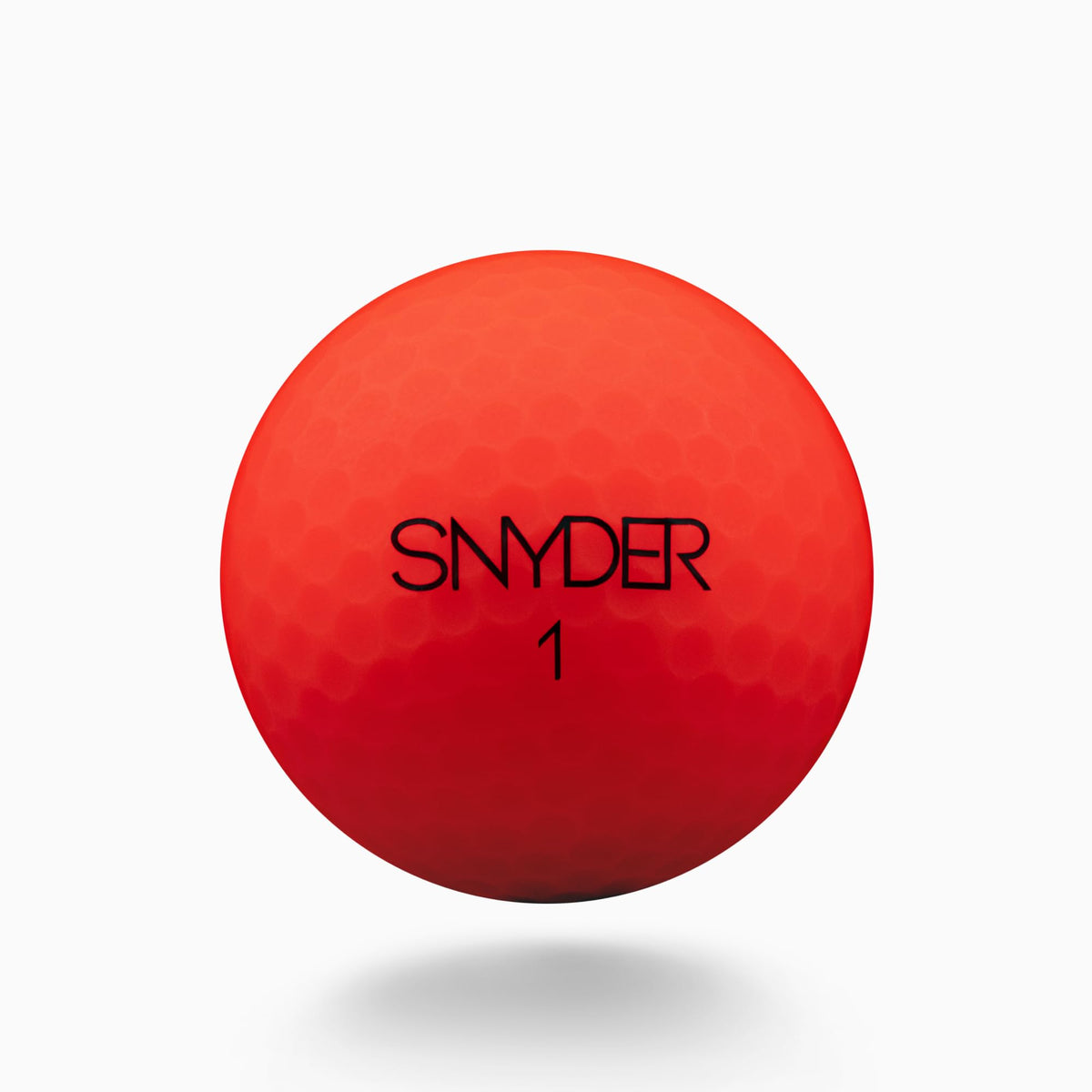 Close-up of Snyder USA Soft Plus 2-piece construction showing soft feel