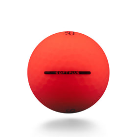 Detail of ultra-low 60 compression on Snyder USA Soft Plus golf ball