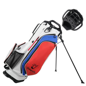 Solaraft Golf Stand Bag with 15-way dividers for organized club access on the course.