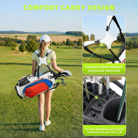 Solaraft Lightweight stand bag with padded straps supports comfortable carry.