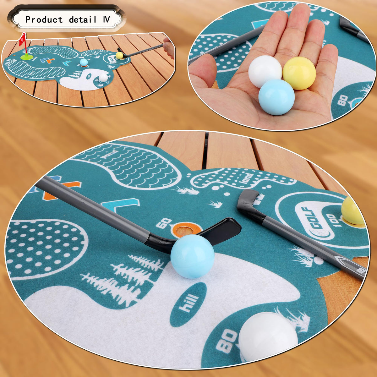 Solrowasun table game set easy assembly saves setup time for gatherings