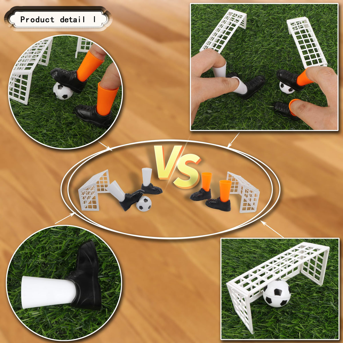 Solrowasun table game set mini bowling pins arranged for tabletop fun