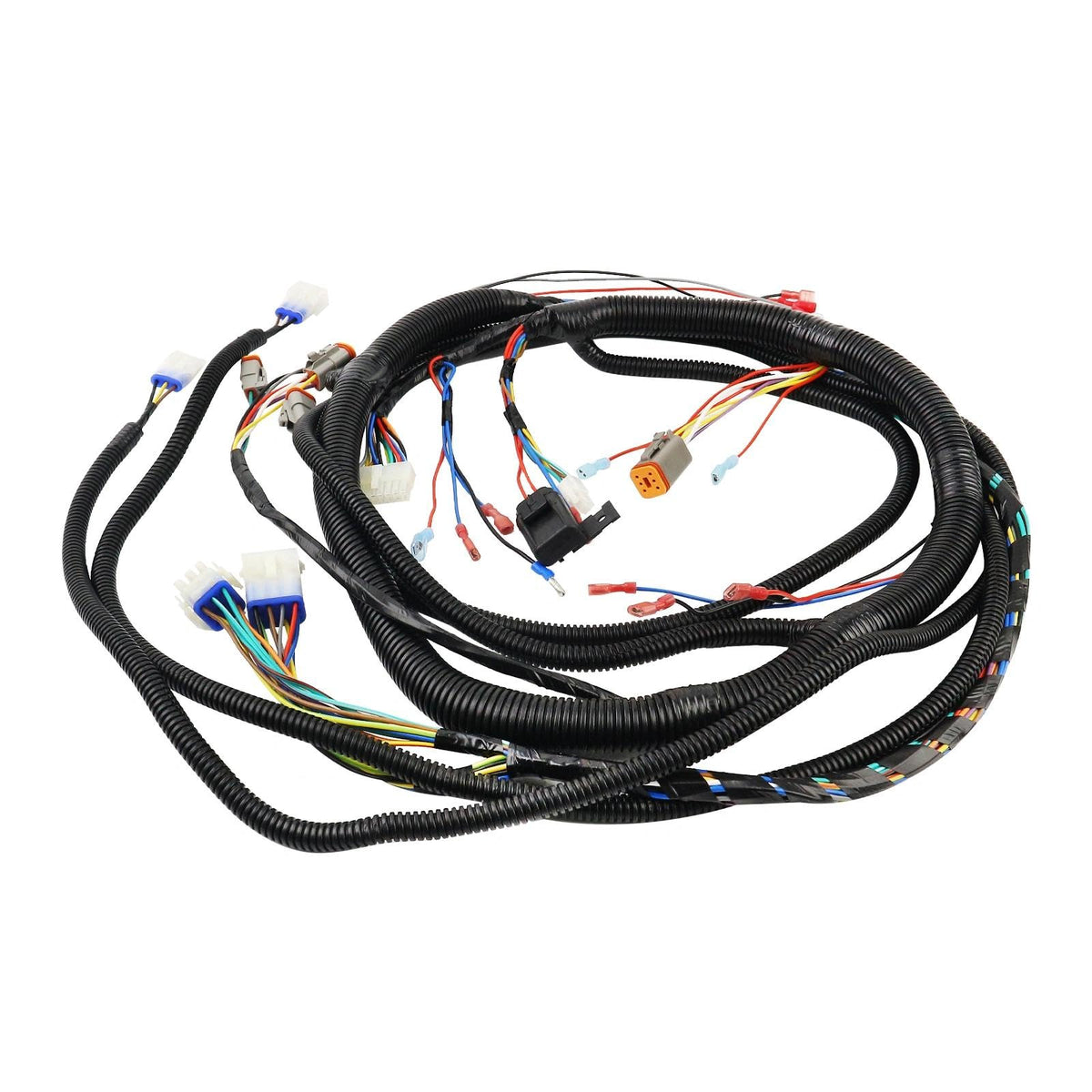 SONAKY wire harness for Club Car Precedent, right-side view with robust connectors.