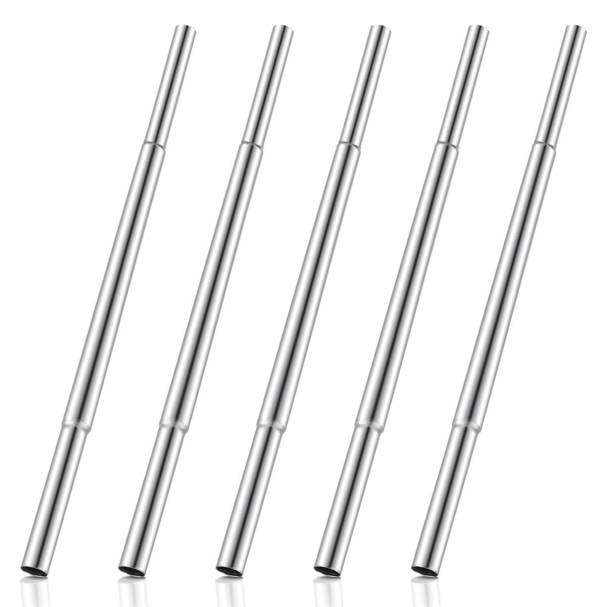 Sonwyoung five-piece golf club extensions metal shaft set for longer, customizable clubs.