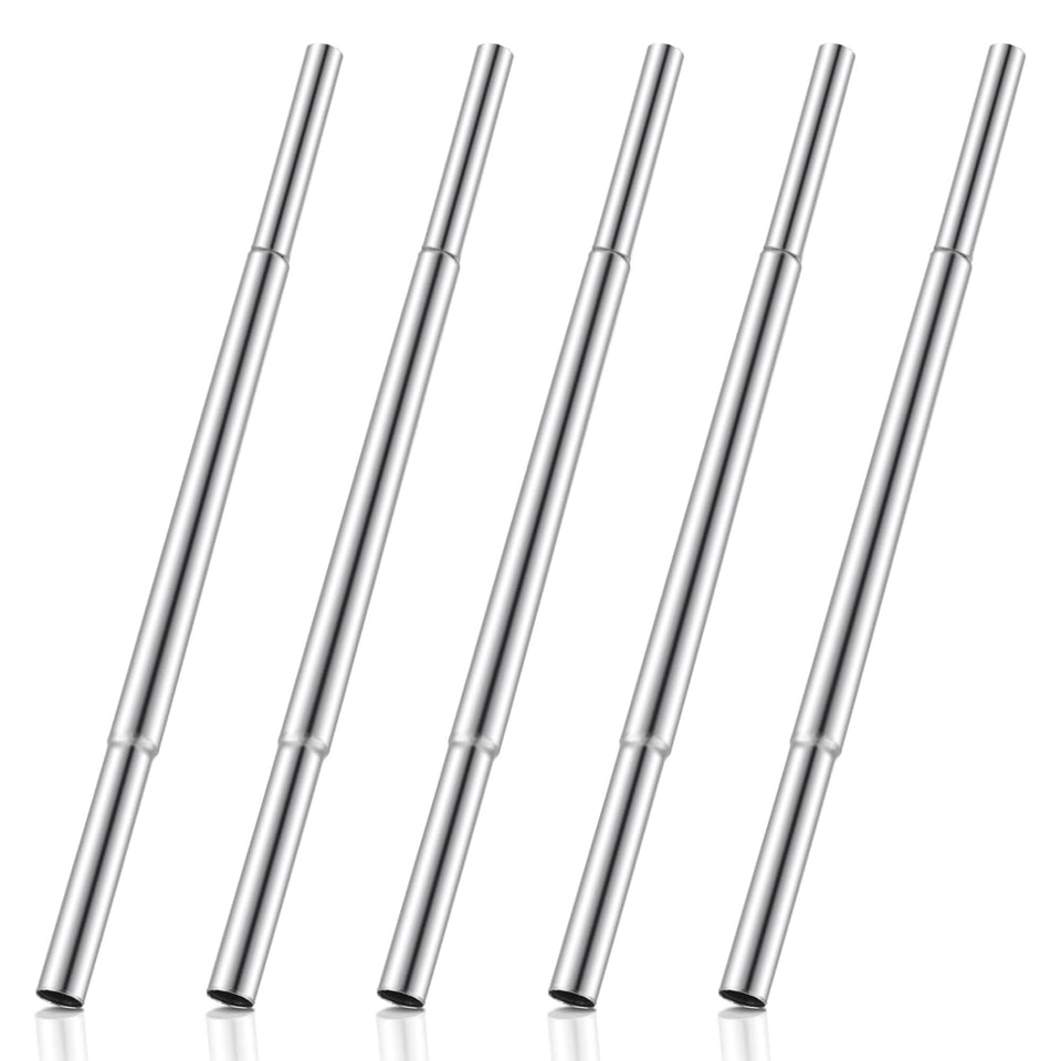 Sonwyoung five-piece golf club extensions metal shaft set for longer, customizable clubs.