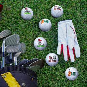 Sonwyoung dad golf balls style C 6-pack for golfing enthusiasts