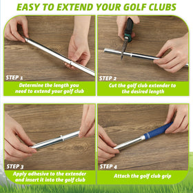 Easy install extension rods by Sonwyoung enable quick length changes during practice