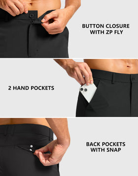 Soothfeel casual shorts with water-repellent finish and UPF 50+ protection.