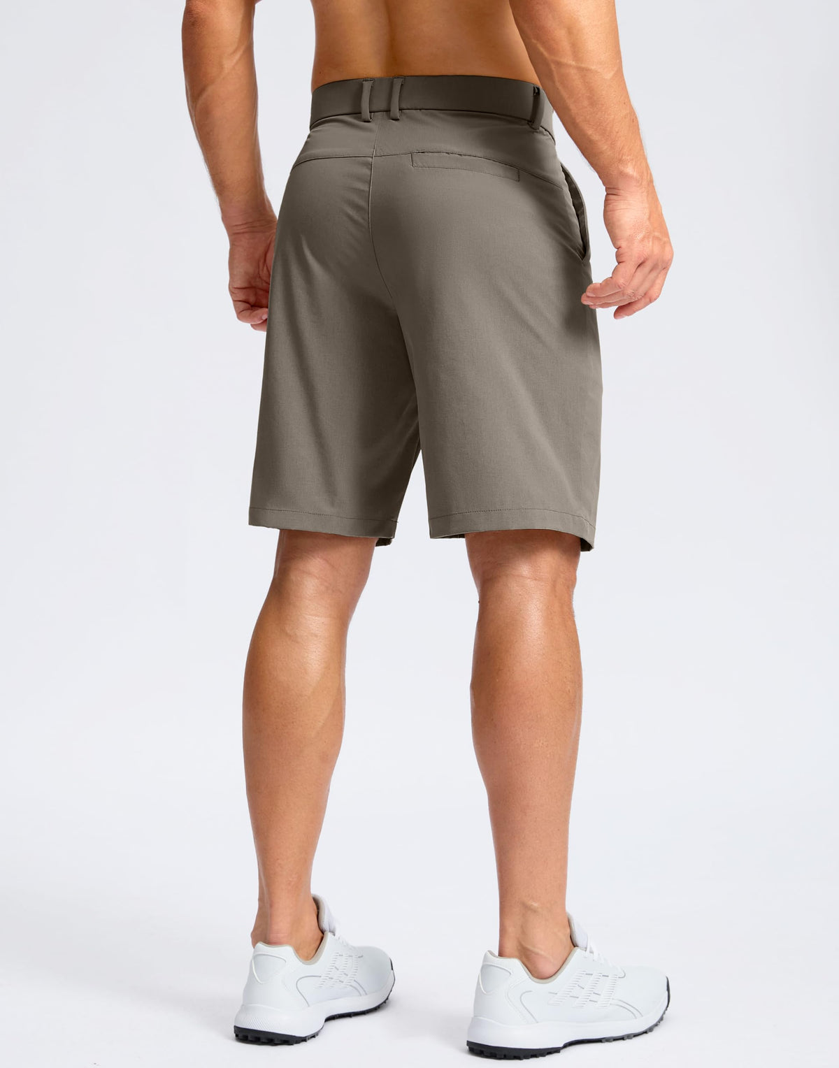 Soothfeel men's casual shorts flat-front 9in for versatile everyday styling and movement