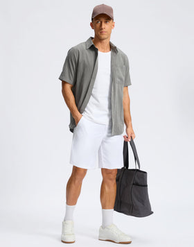 Soothfeel mens casual shorts with three pockets for essentials.