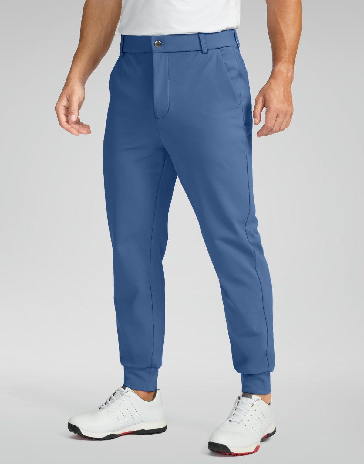 Soothfeel fleece-lined joggers with elastic waistband deliver a comfortable, secure fit.
