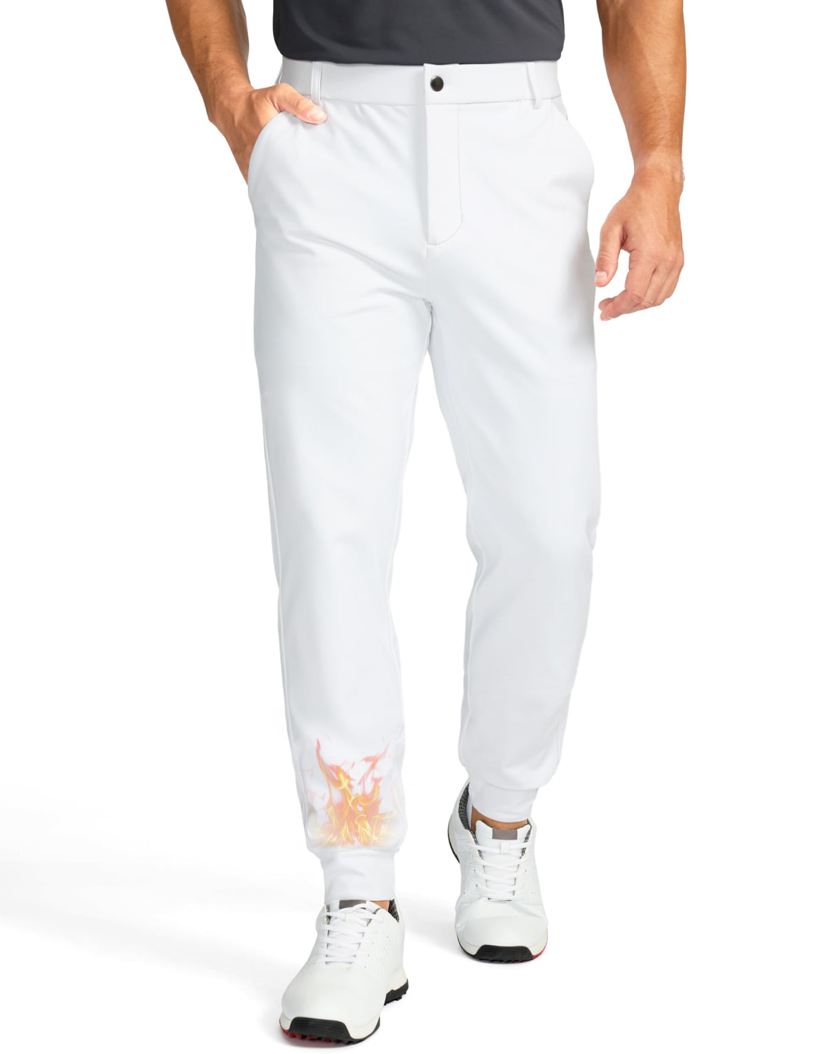Soothfeel men's fleece-lined golf joggers offer warmth and flexible motion