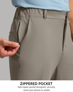 Soothfeel Men’s Golf Pants carbon dust back pocket provides secure scorecard or glove storage.