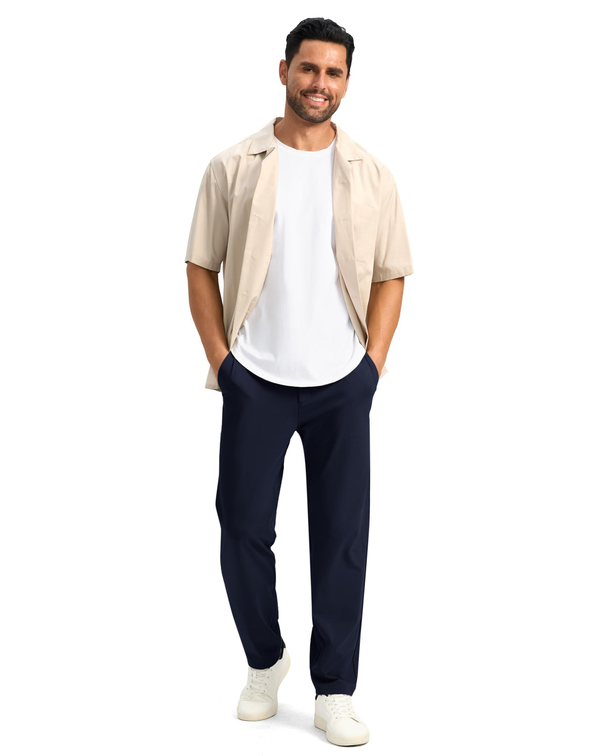 Soothfeel men's golf pants office-ready for casual to business attire.