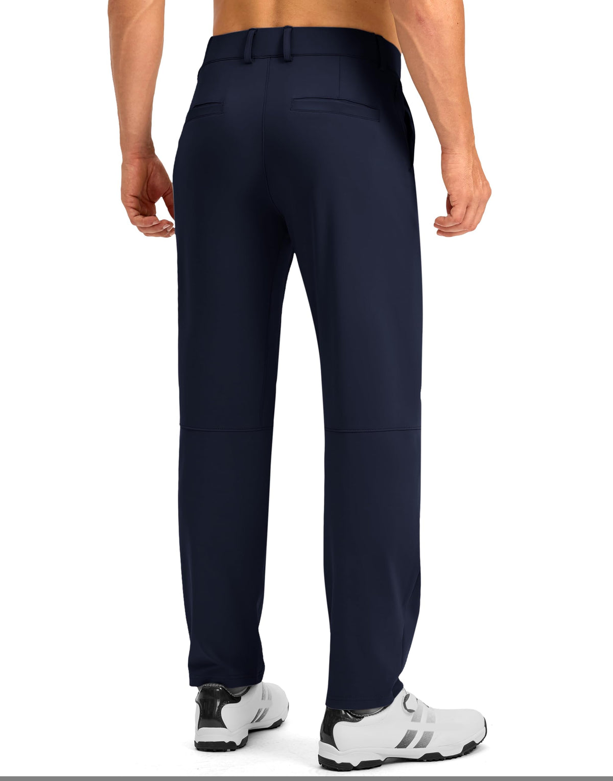 Soothfeel men's golf pants slim-fit design for a modern versatile look.