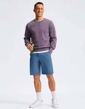 Soothfeel shorts show expandable waistband for added comfort during activity.