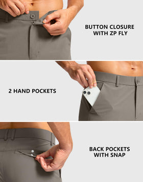 Soothfeel golf shorts fabric texture highlights breathable, quick-dry performance.