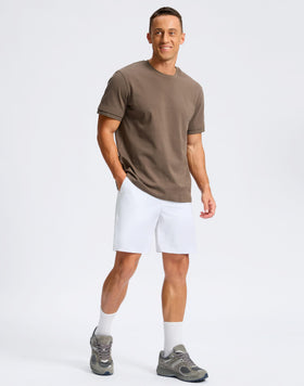 Soothfeel men's golf shorts back view showing secure pocket and clean lines