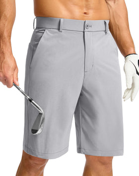 Soothfeel men's golf shorts with flat front for versatile daily wear
