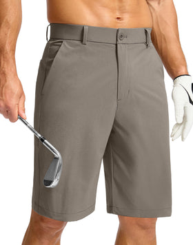 Soothfeel men's golf shorts front pockets for quick access to tees.