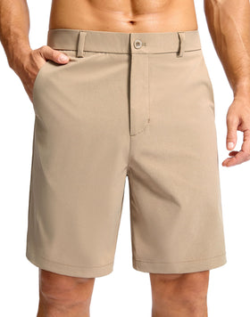 Soothfeel men's golf shorts front pockets for easy on-course storage.