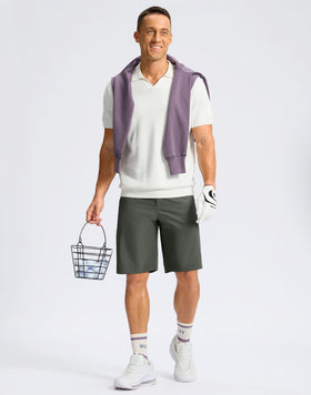 Soothfeel men's casual shorts lightweight fabric enables all-day breathability