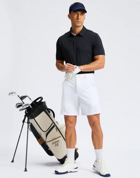 Soothfeel shorts in outdoor setting showing UPF-protected sun-ready design.