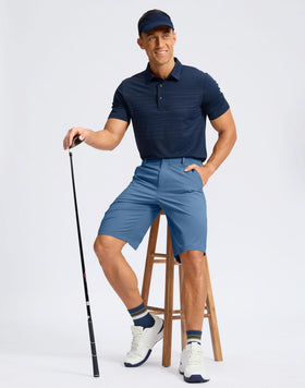 Soothfeel golf shorts with UPF 50+ protection for sunny days on the course.