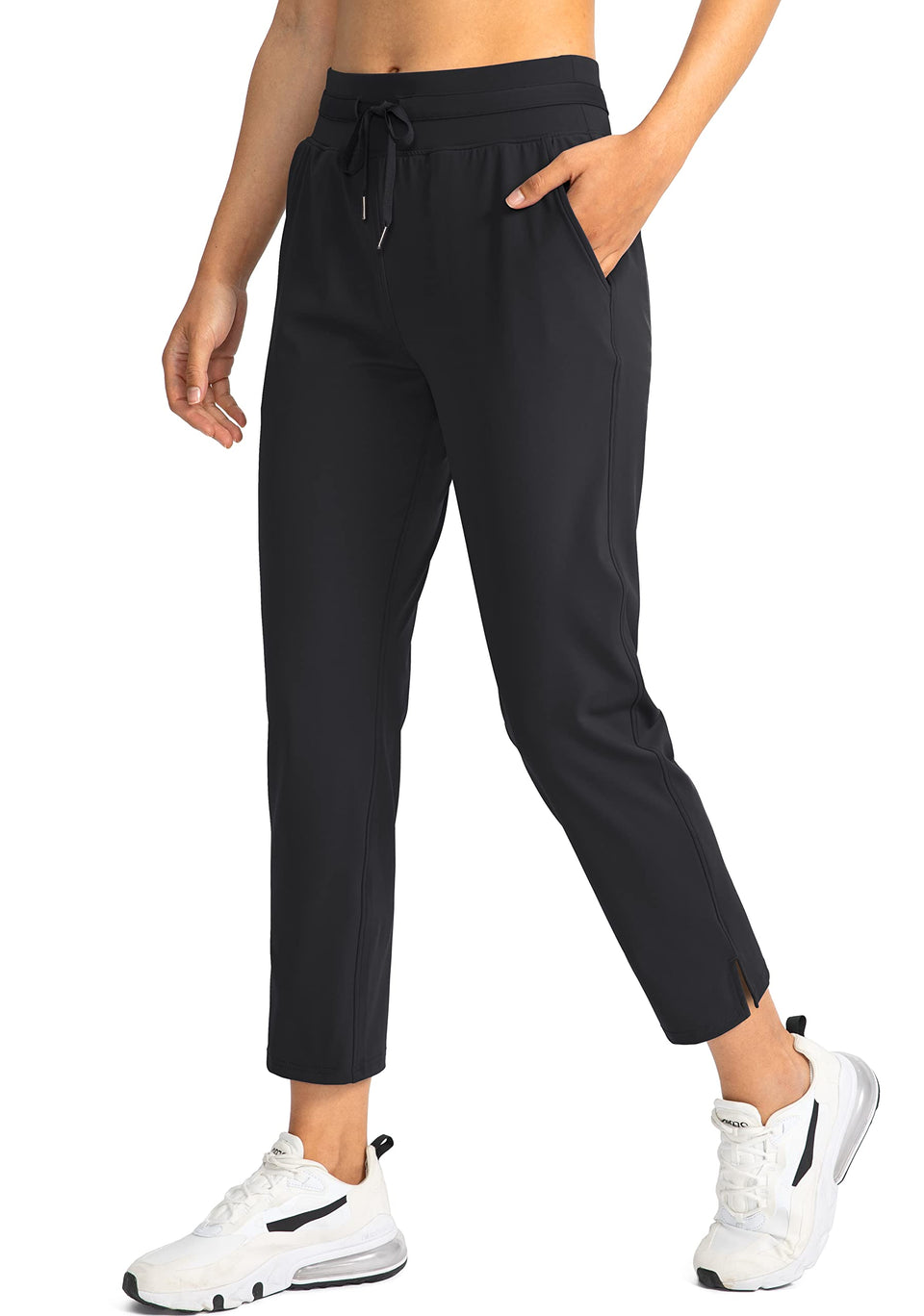 Soothfeel women's pants with 7/8 stretch and 4 pockets for daily errands.