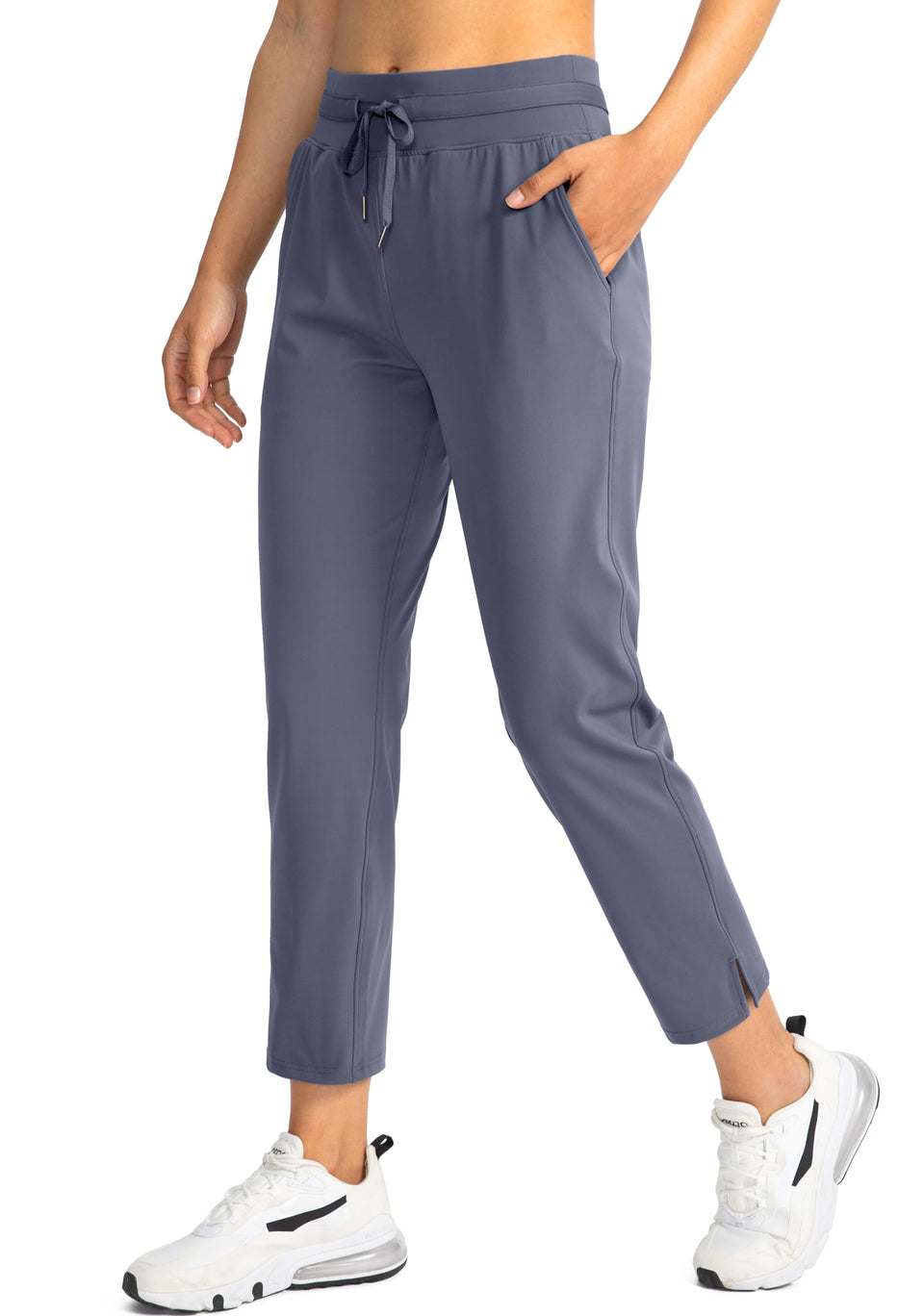 Soothfeel pants with four pockets, front view for quick access to essentials.