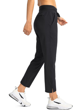 Soothfeel pants with 4 pockets, side angle, keep essentials accessible during travel.