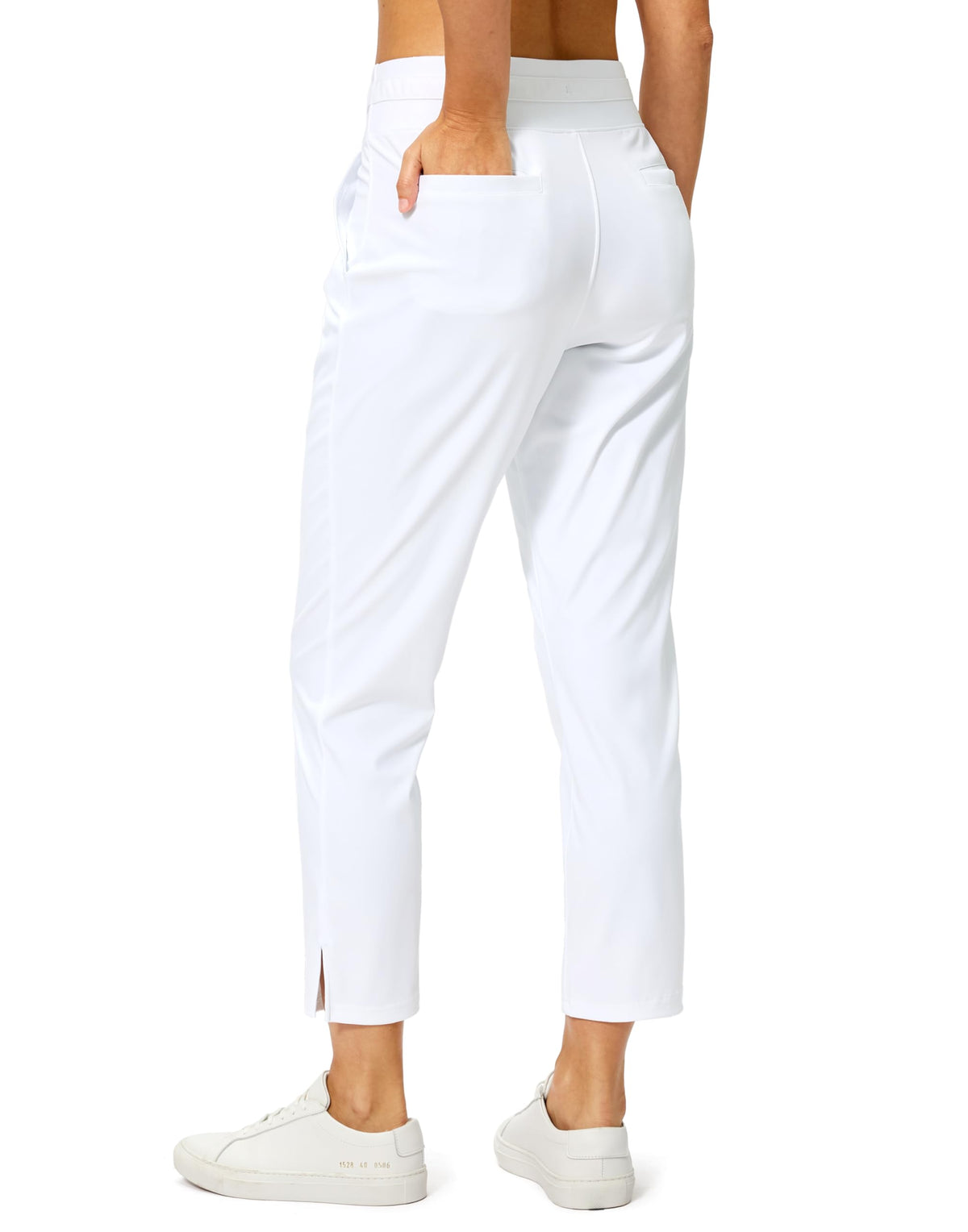 Soothfeel 7/8 length pants side view ideal for travel and casual wear.