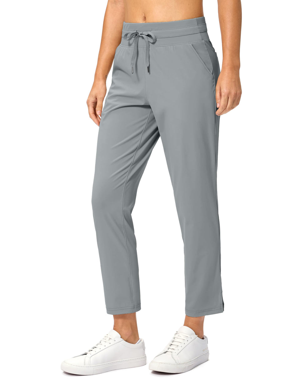 Soothfeel women's 7/8 stretch pants with flexible fit for active days.