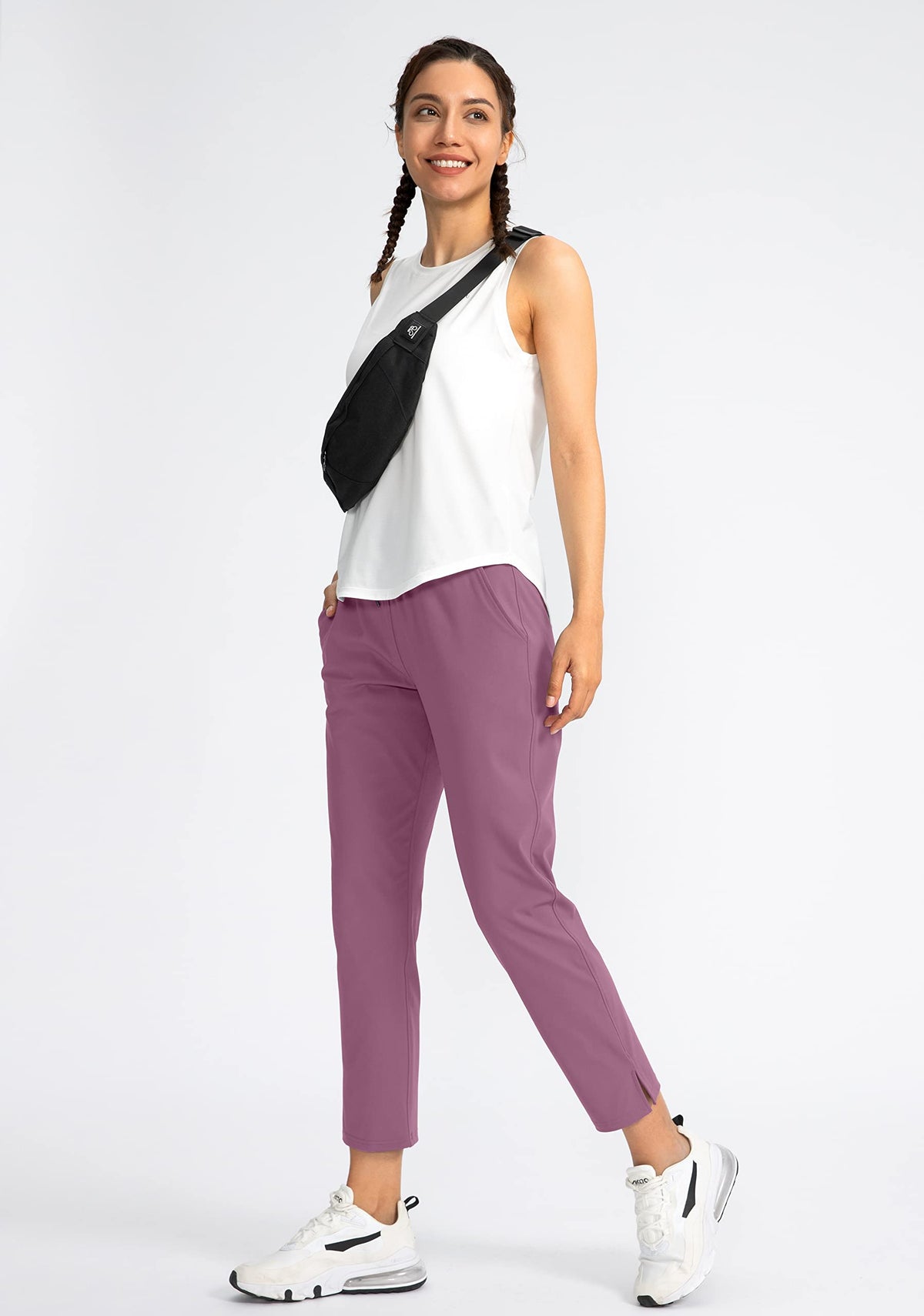 Soothfeel high-waisted elastic waistband with drawstring for adjustable fit