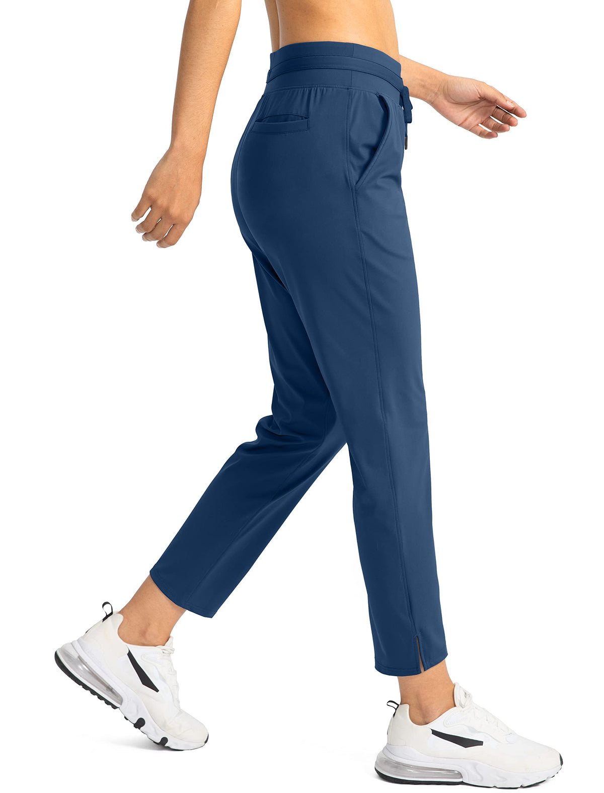 Soothfeel pants side view highlighting the 4-pocket design for easy access.