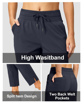 Soothfeel pants waistband with drawstring offers adjustable, comfortable fit.