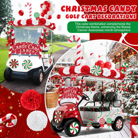 Soulchen candy canes balloons with bowties add playful, eye-catching detail