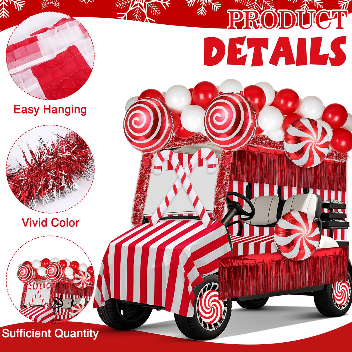 Soulchen tablecloth and banner create a cohesive Christmas backdrop for photos