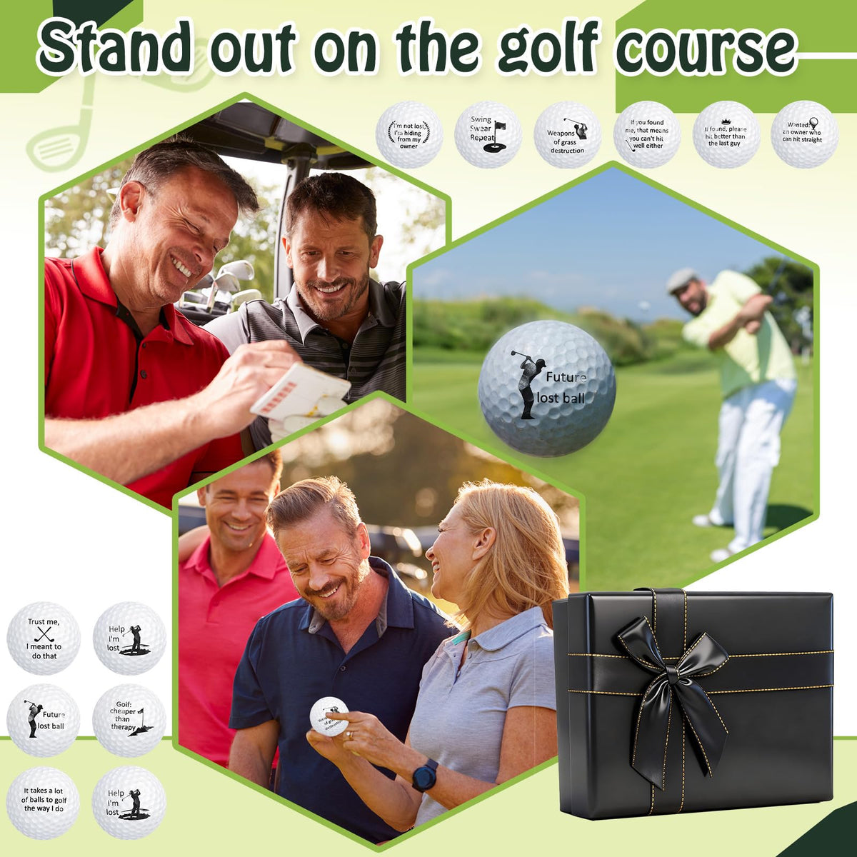 Soulchen gift set for dad or grandpa golf lovers