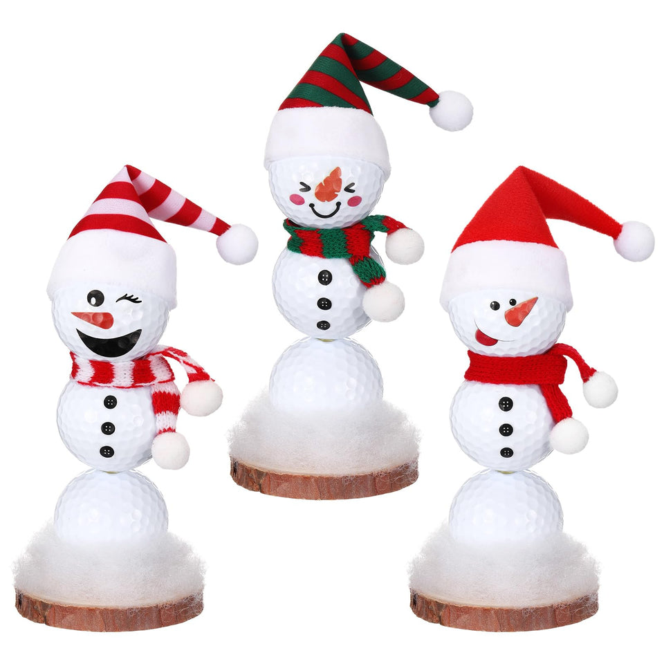 Soulchen golf snowman ornament kit ball assembly for customizable holiday decor.