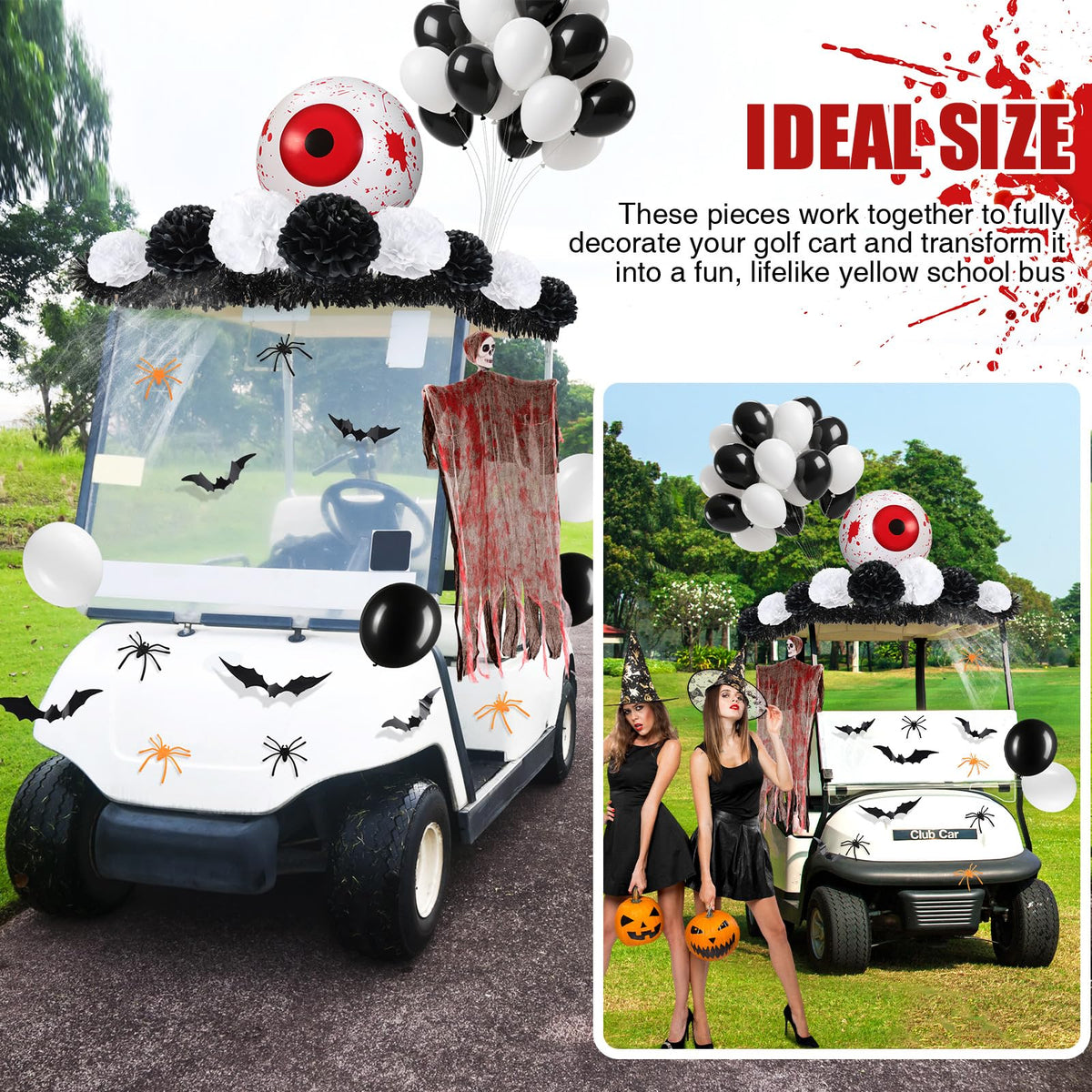 Soulchen inflatable eye ball serves as bold focal prop