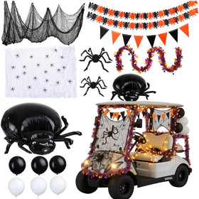 Soulchen giant spider decor for outdoor Halloween setup