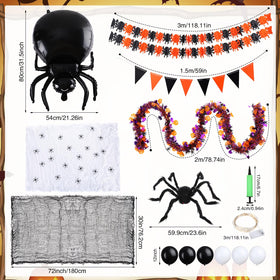 Soulchen white spider web accent for eerie spaces