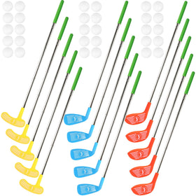 Spaluck 45-pcs plastic golf set with clubs and balls for indoor and outdoor play.