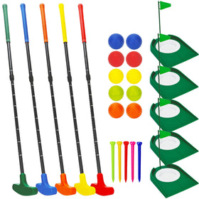 Spaluck 5-set adjustable two-way putters in bright colors for versatile practice