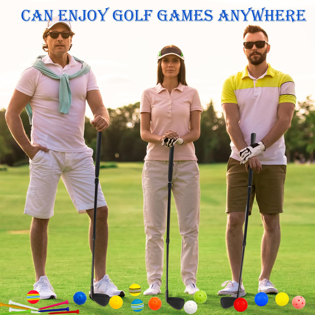 Spaluck backyard golf setup for casual family tournaments