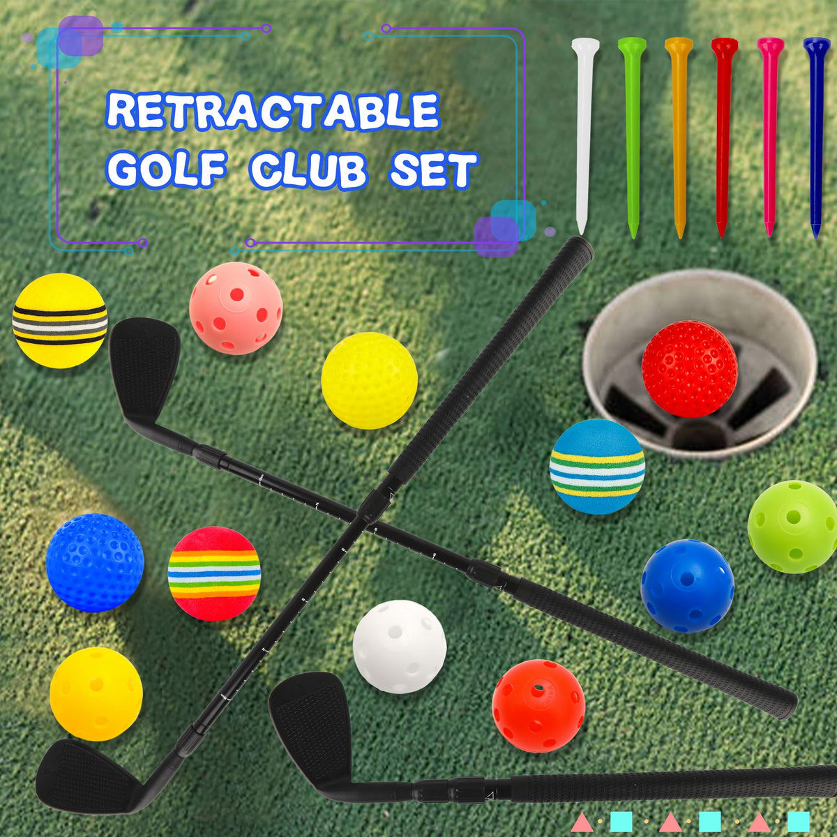 Spaluck bucket game set arrives ready to use and store