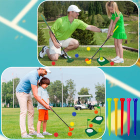 Spaluck colored golf tees included with the set