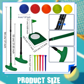 Spaluck colorful practice balls set for indoor and outdoor golf fun